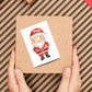 Mini Weihnachtskarte Weihnachtsmann