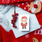 Mini Weihnachtskarte Weihnachtsmann