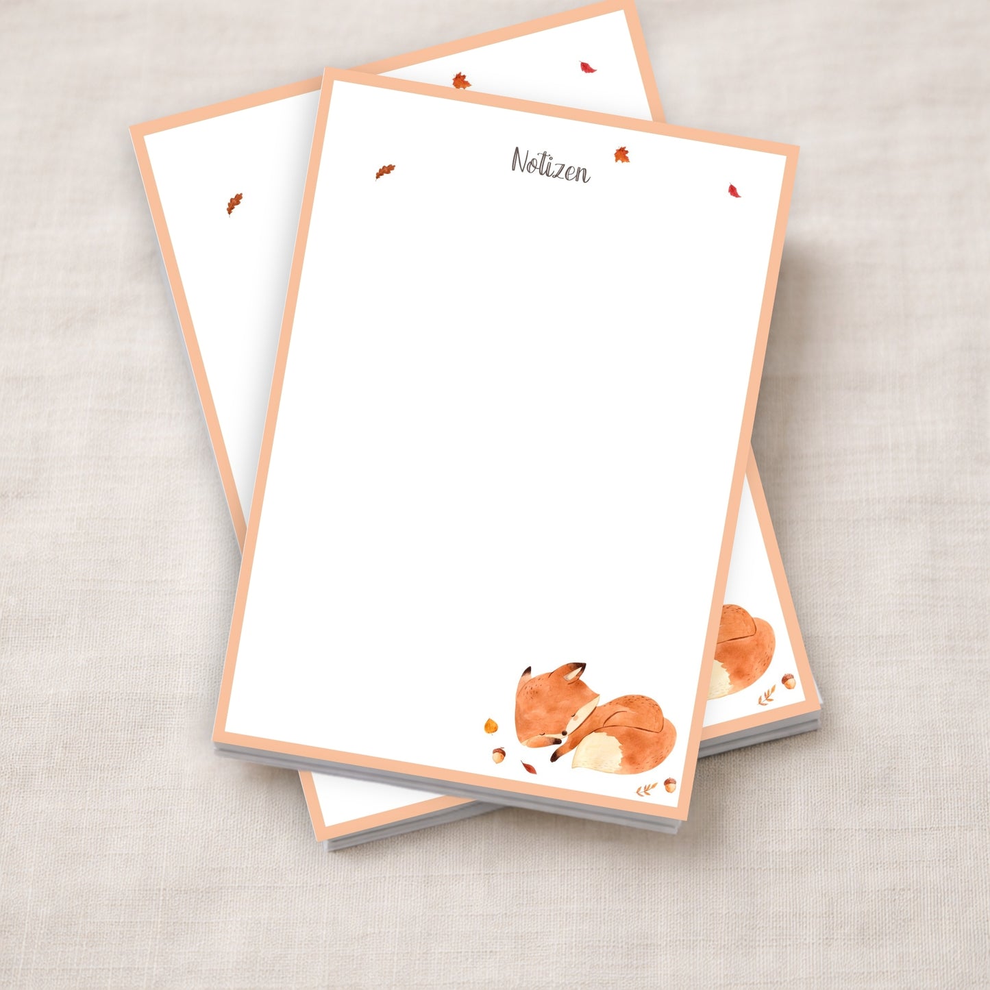 Notizblock Fuchs A6