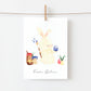 Osterkarte Hase & Osterei