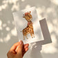 Postkarte Giraffe Greta