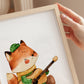 Fuchs Fiete & Gitarre Poster