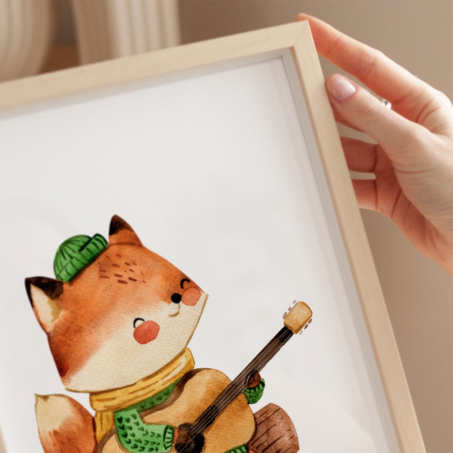 Fuchs Fiete & Gitarre Poster