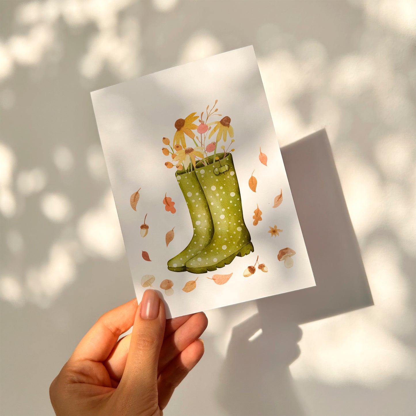 Karte Gartenliebe Herbst