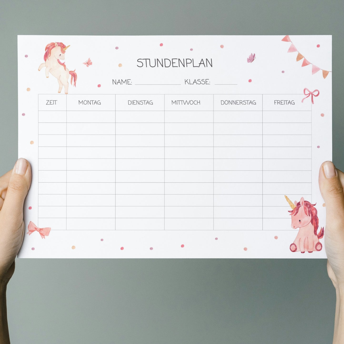 Stundenplan - Einhorn