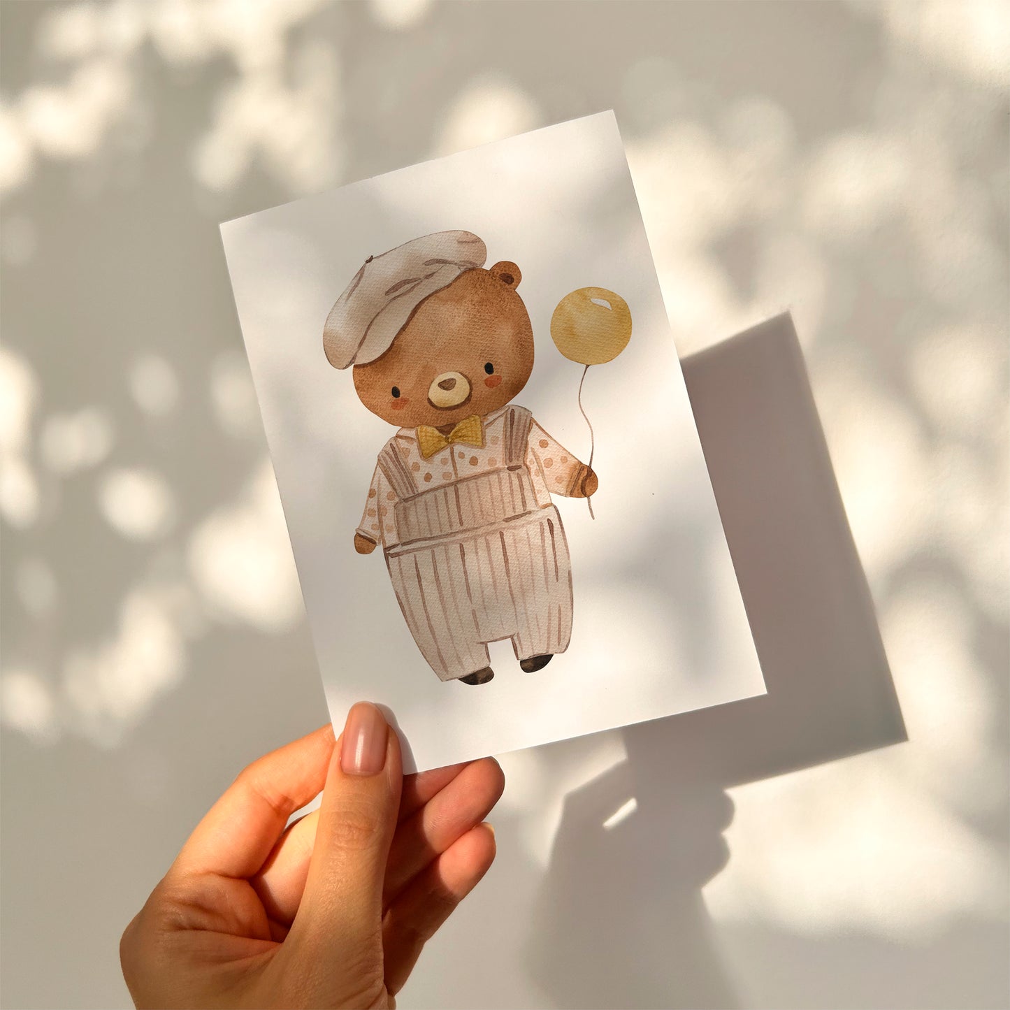 Postkarte Bär Oskar