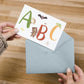 Karte Einschulung – Abc Tiere