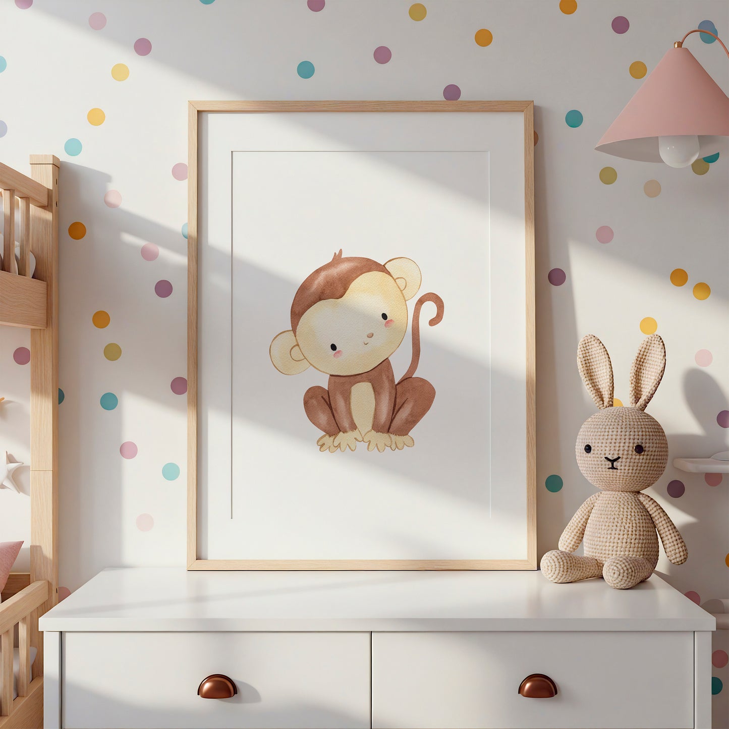 Frecher Affe Poster