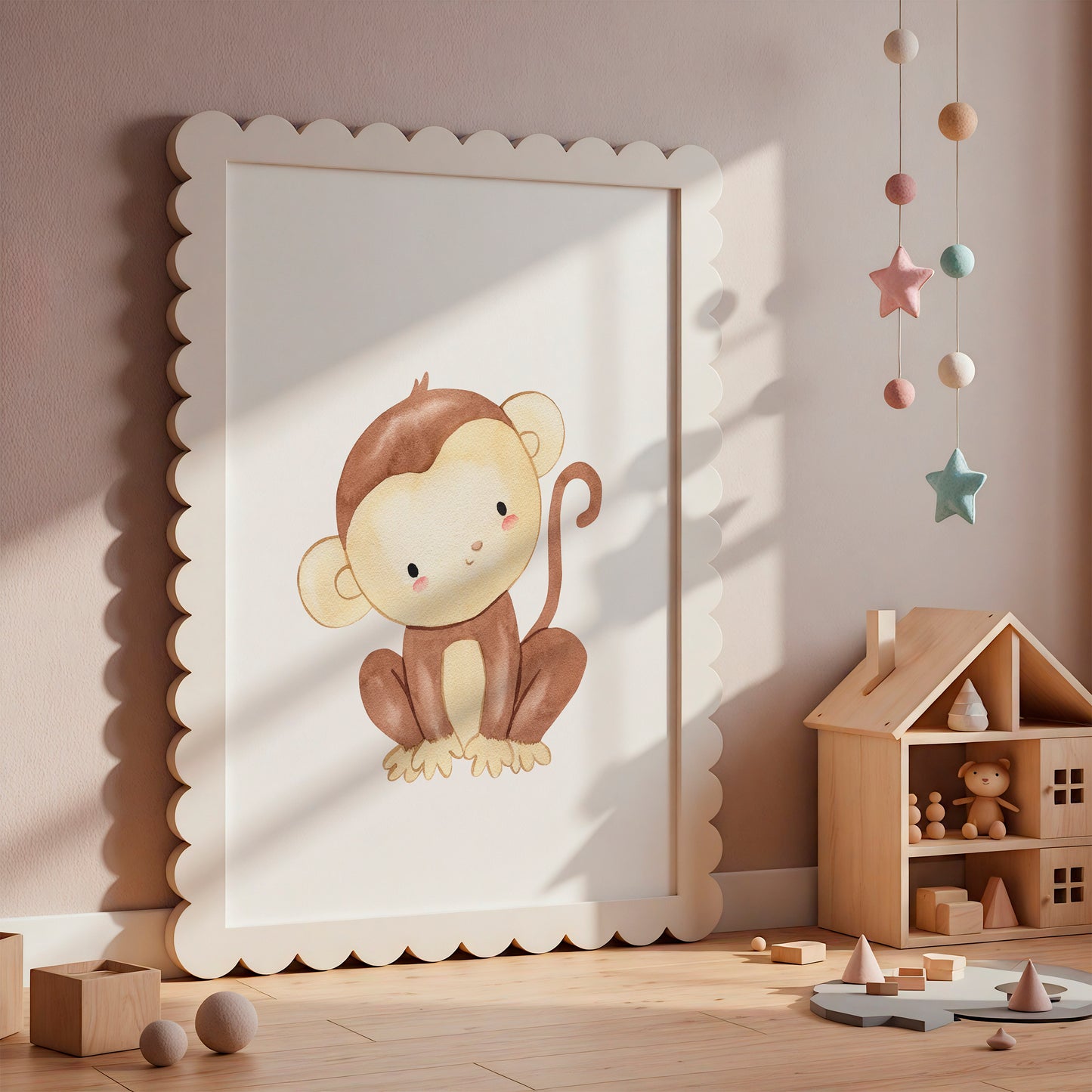 Frecher Affe Poster