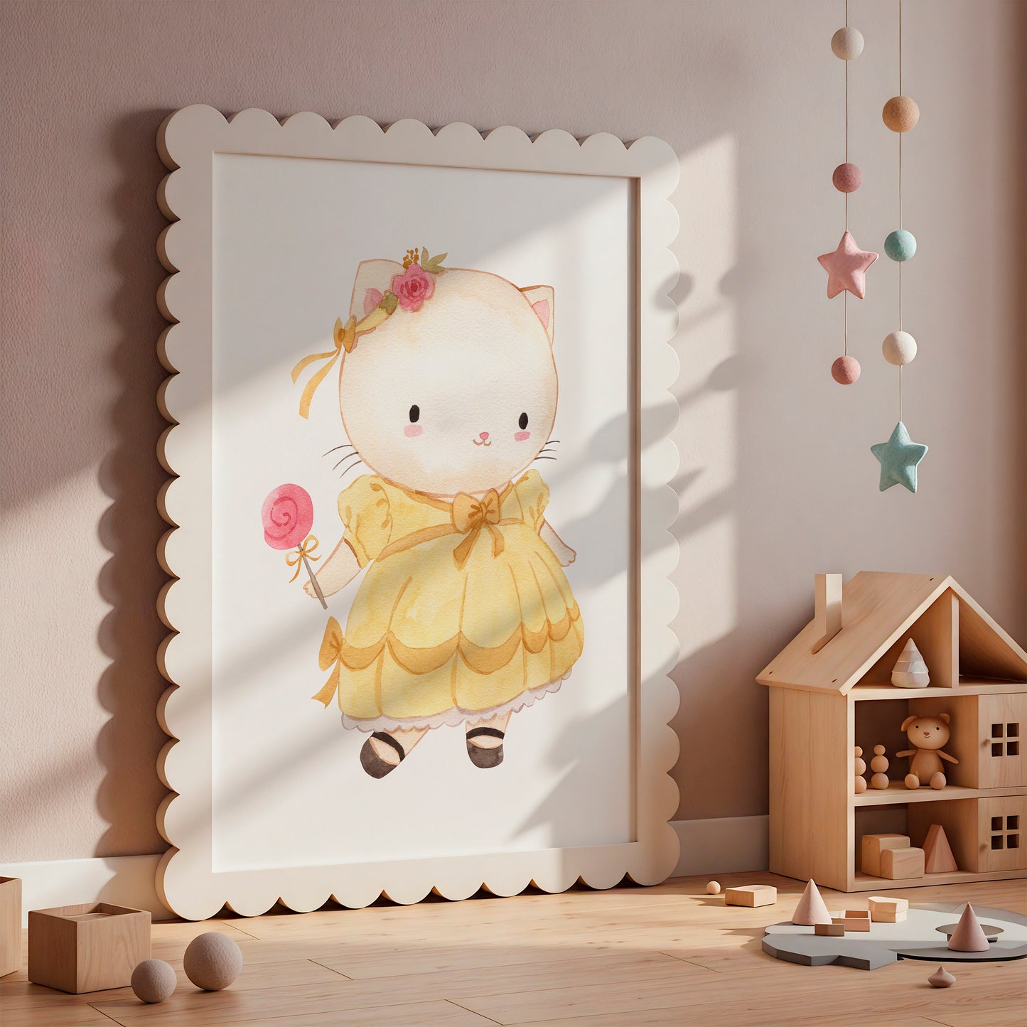 Katze Penelope Poster