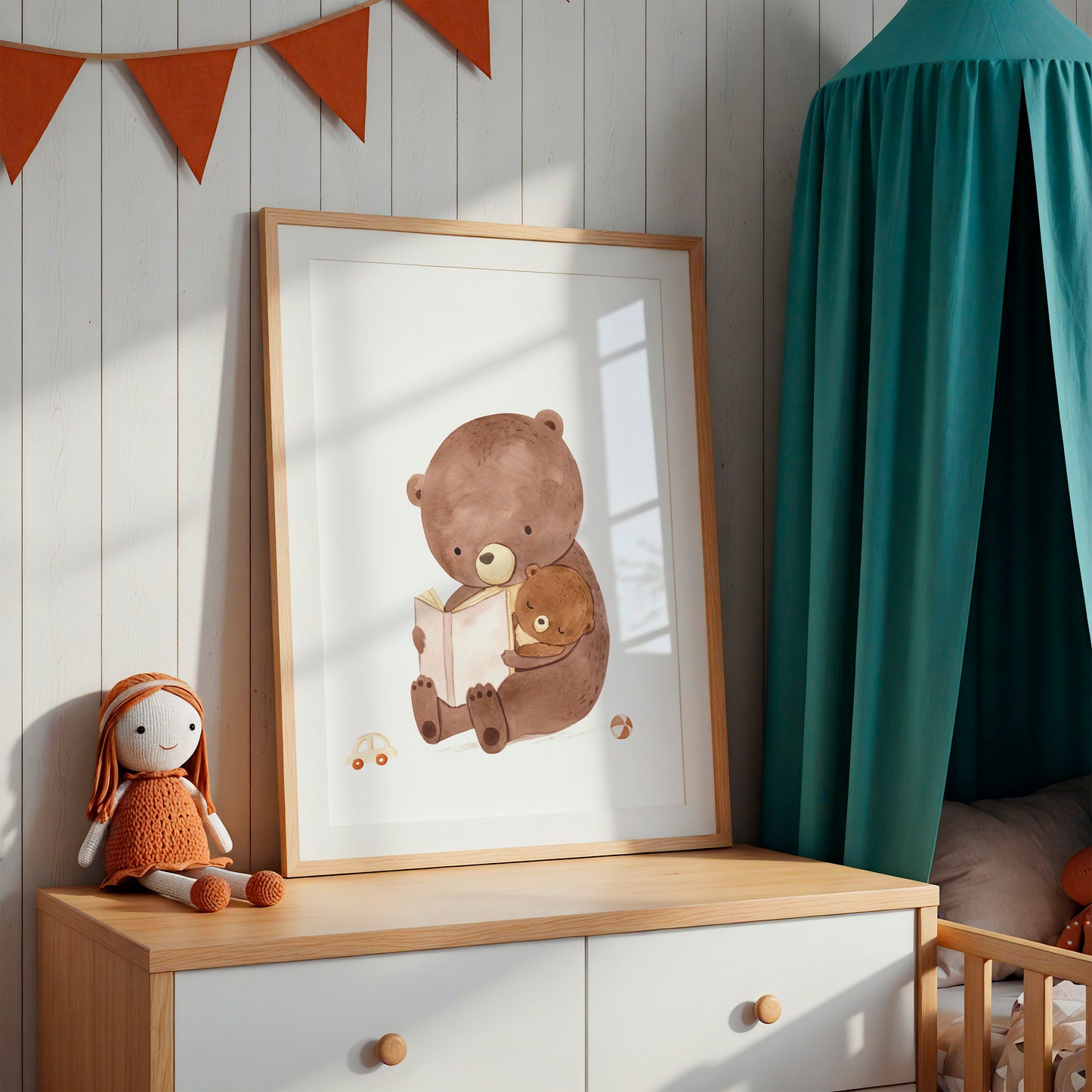 Vorlesezeit Bären Poster