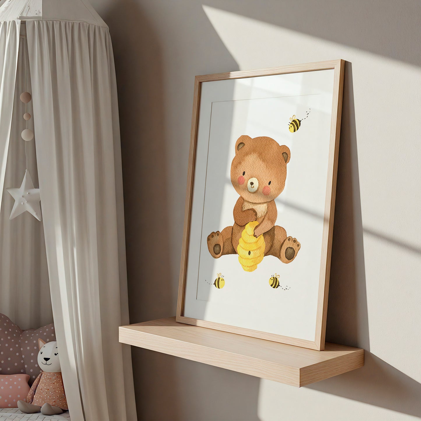 Kleiner Bär & Bienenstock Poster