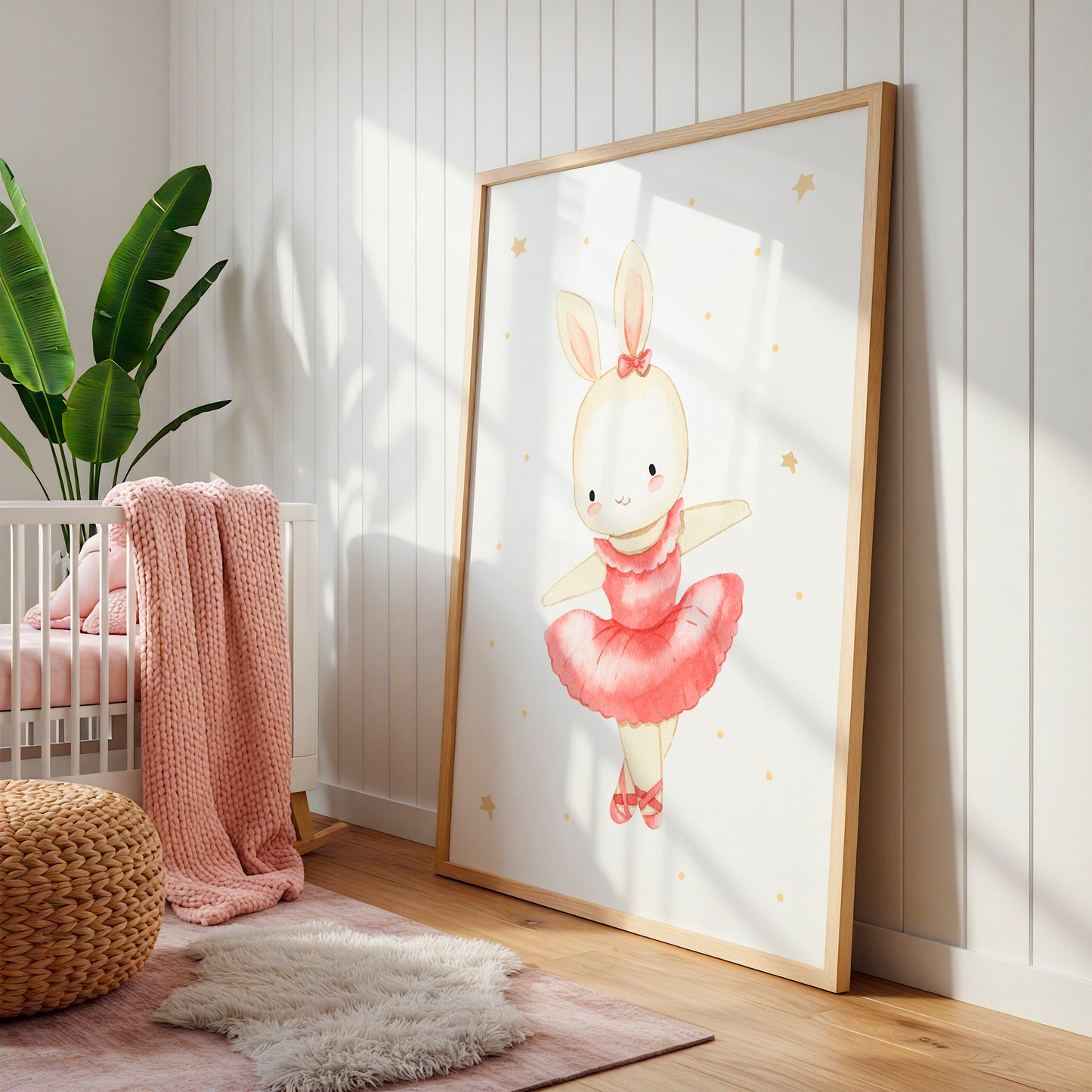 Ballerina Hase Daphne Poster