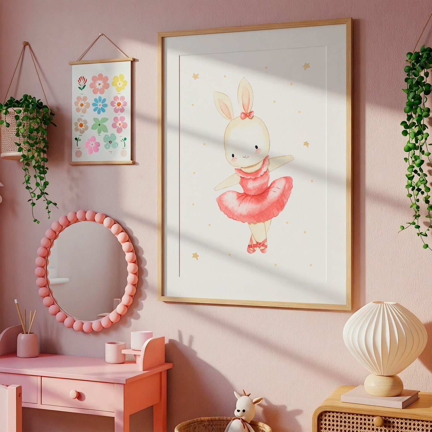 Ballerina Hase Daphne Poster