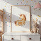 Einhorn Fleur Poster