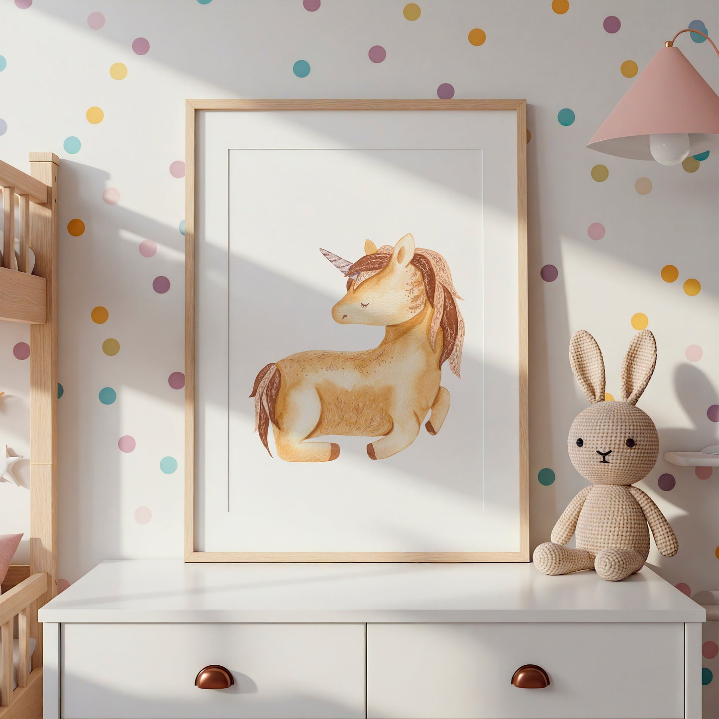 Einhorn Fleur Poster