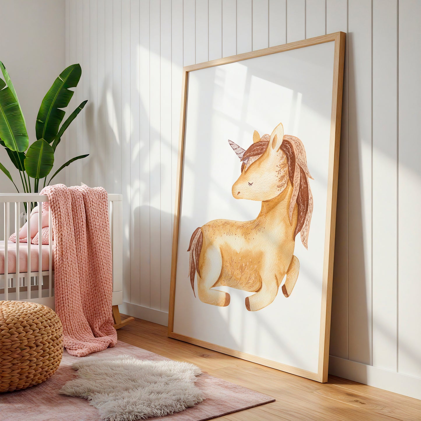 Einhorn Fleur Poster