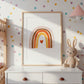 Boho Regenbogen Poster