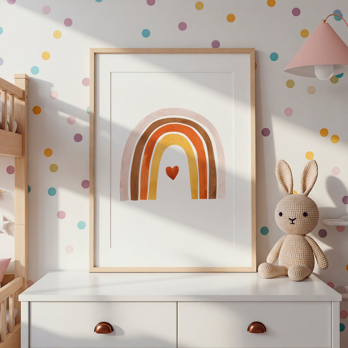 Boho Regenbogen Poster