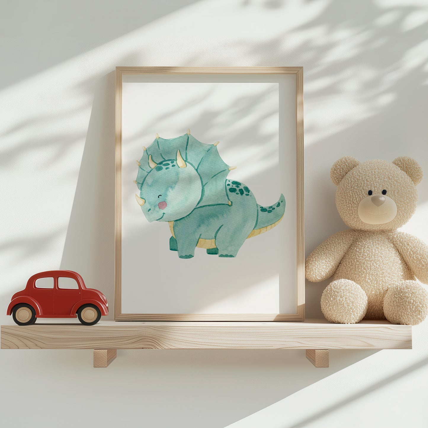 Kleiner Triceratops Dino Poster