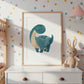 Kleiner Apatosaurus Dino Poster
