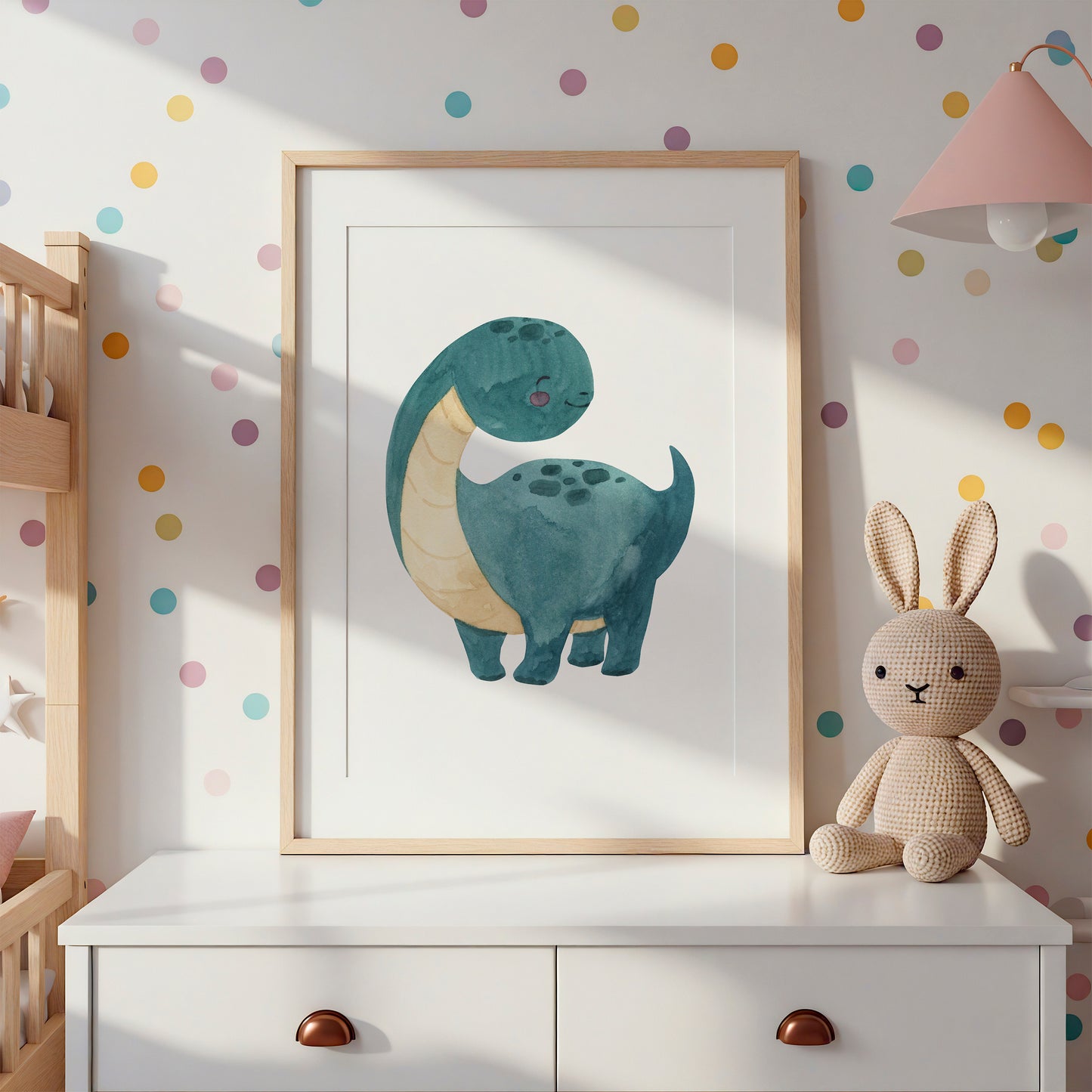 Kleiner Apatosaurus Dino Poster