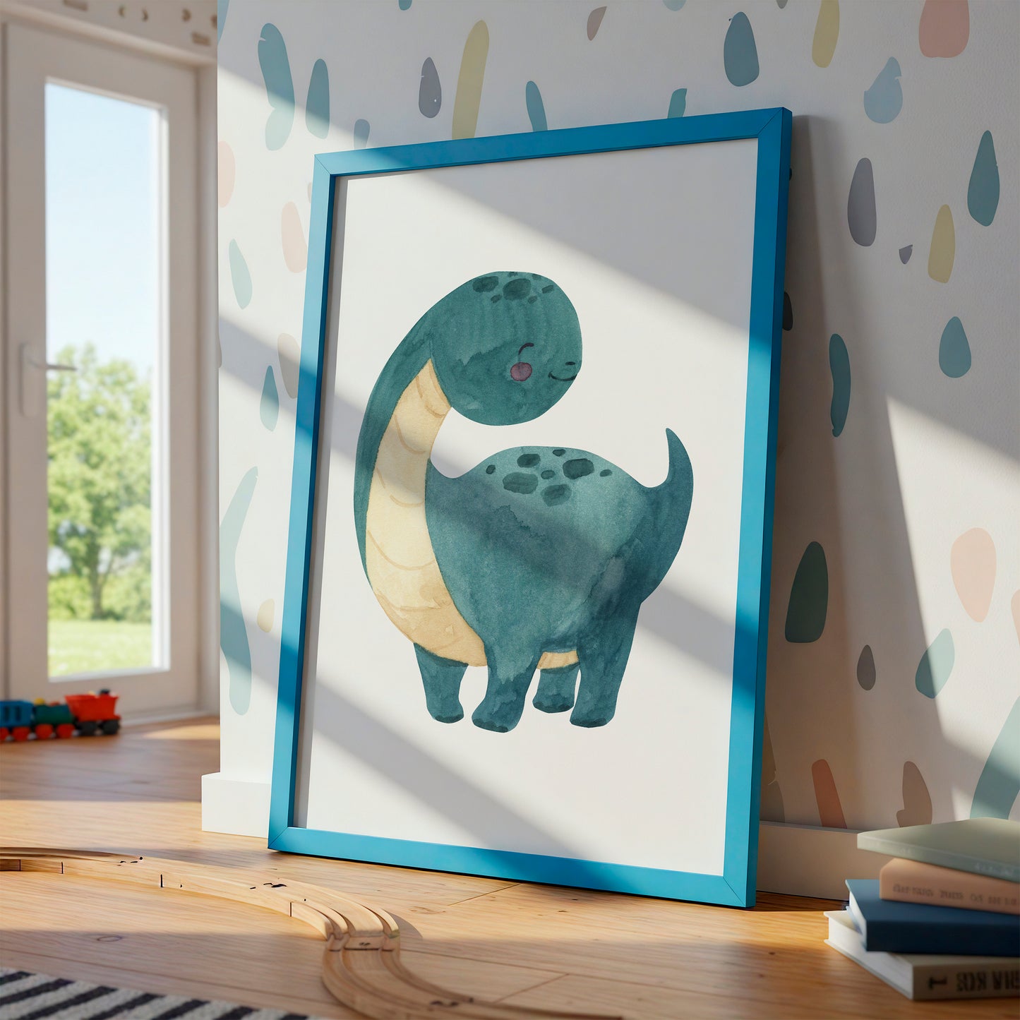 Kleiner Apatosaurus Dino Poster