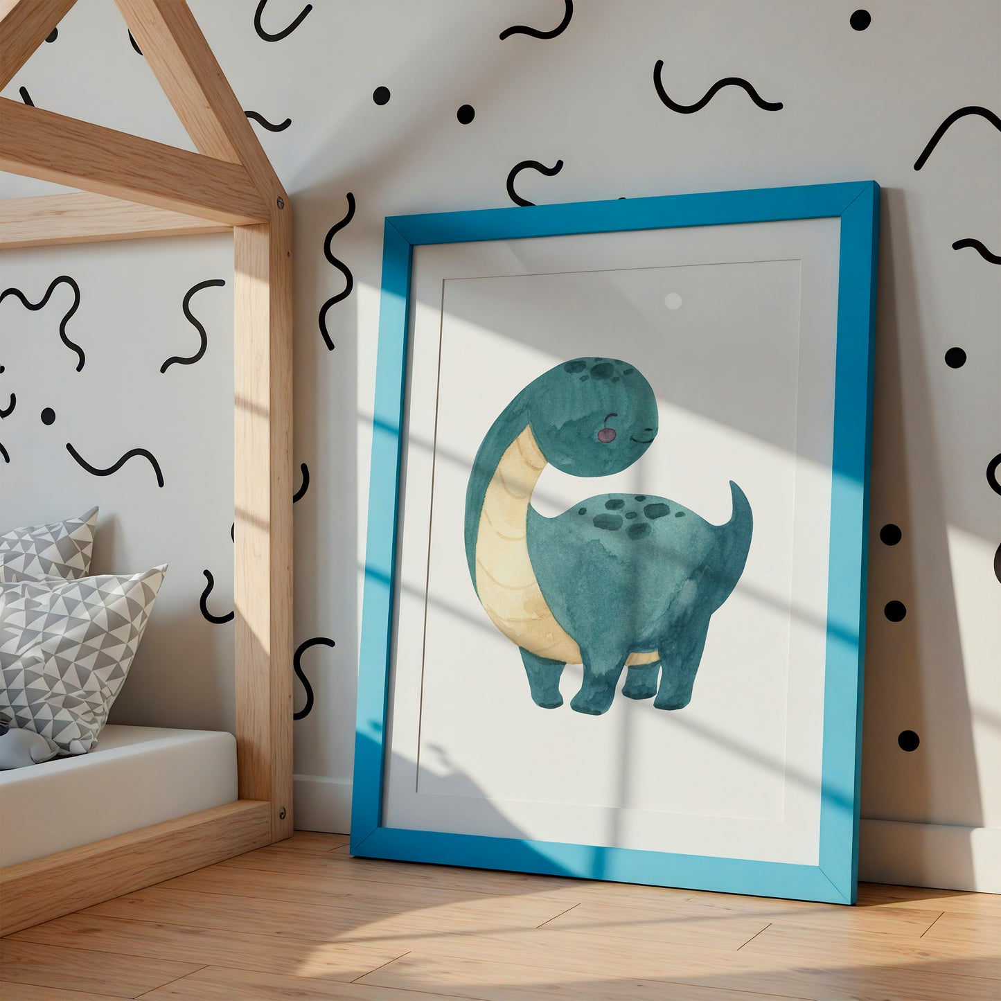 Kleiner Apatosaurus Dino Poster