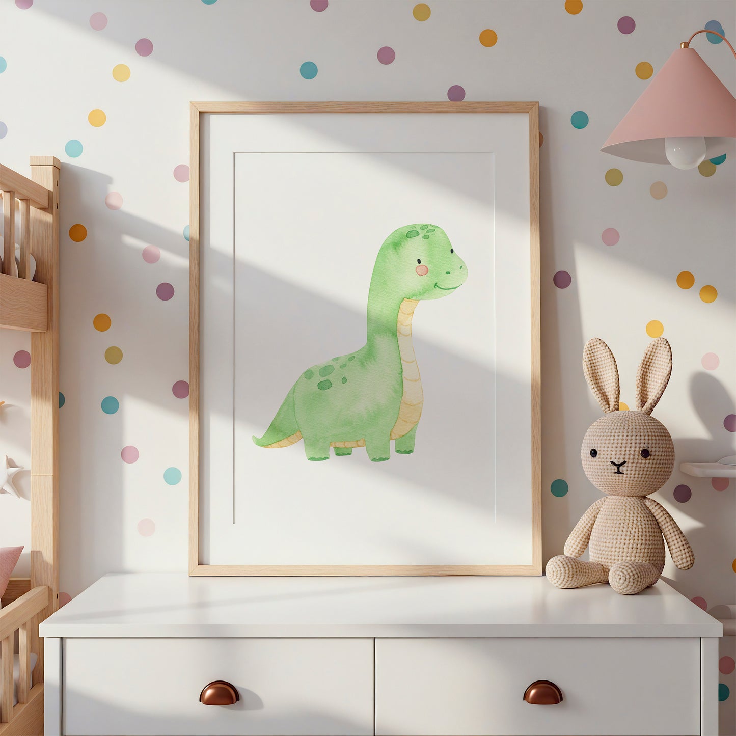 Kleiner Brachiosaurus Dino Poster