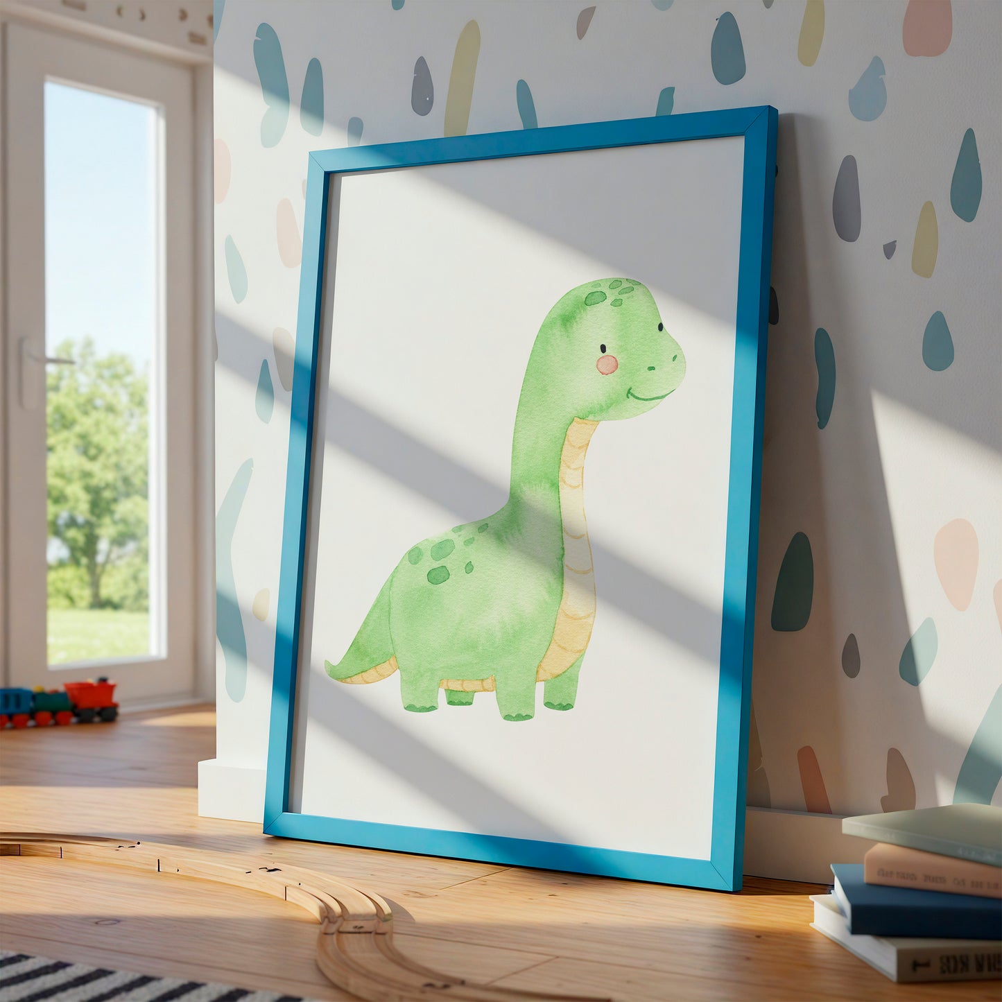 Urzeitabenteuer Dinos – personalisiertes 3er Poster Set