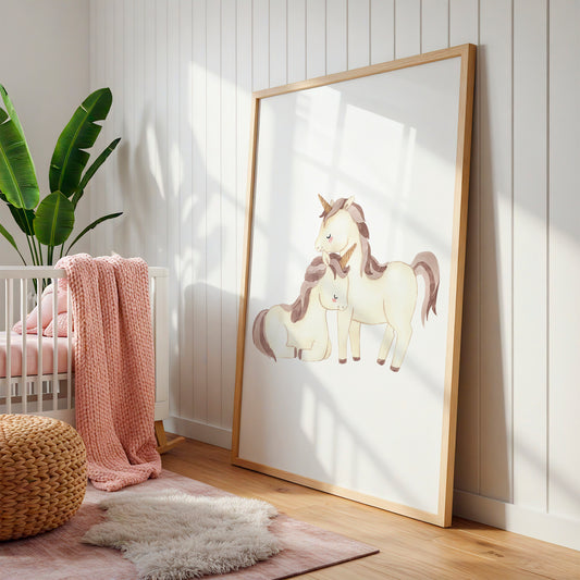 Einhorn Duo Poster