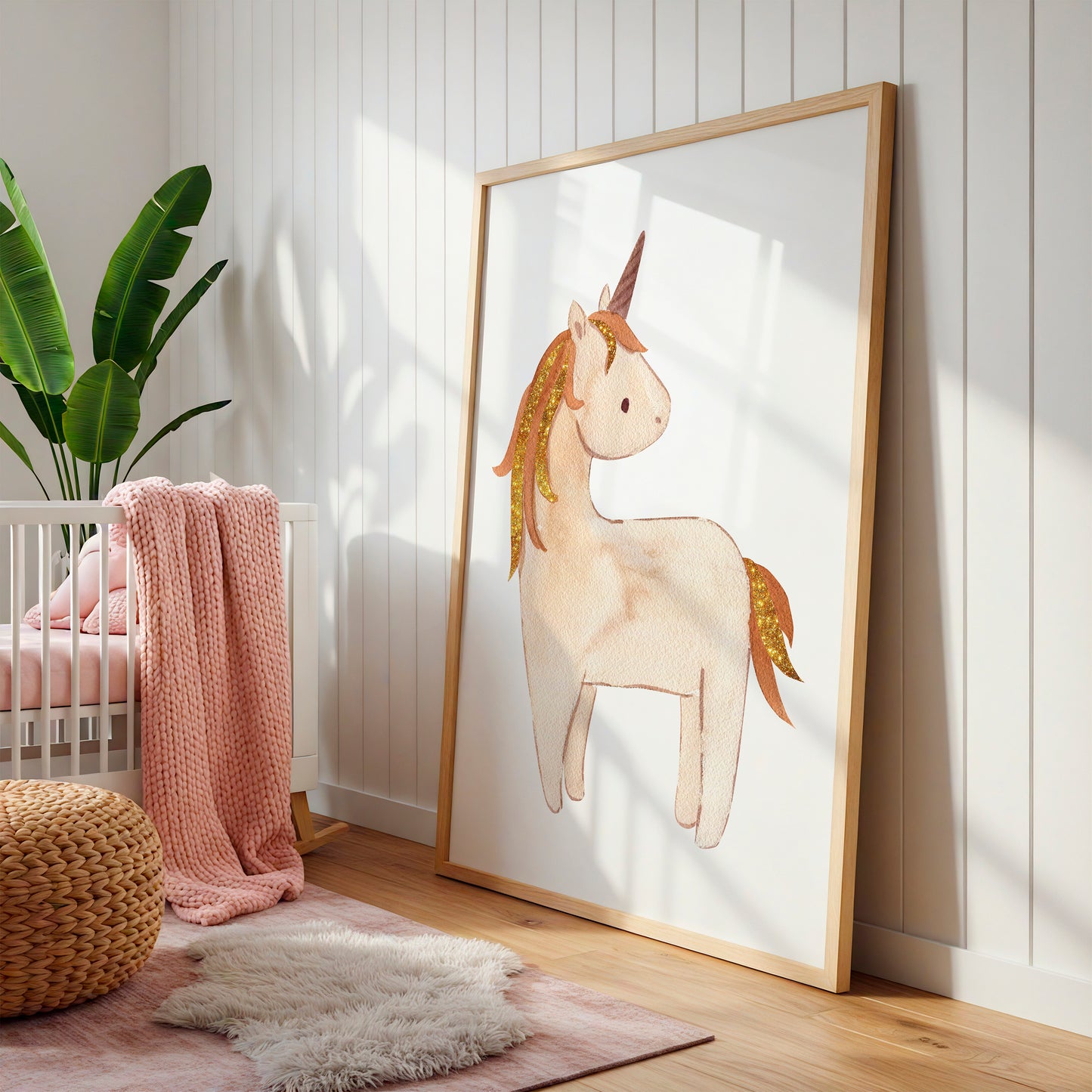 Einhorn Luna Poster