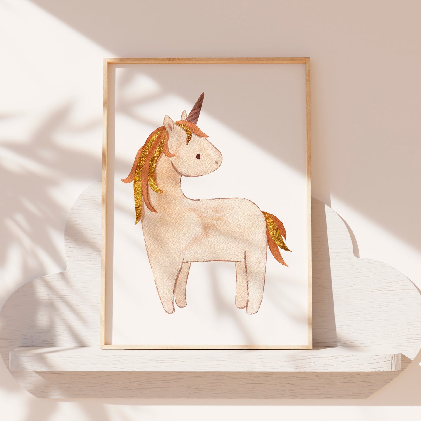 Einhorn Luna Poster
