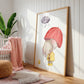 Regentag: Elefant & Ente Poster