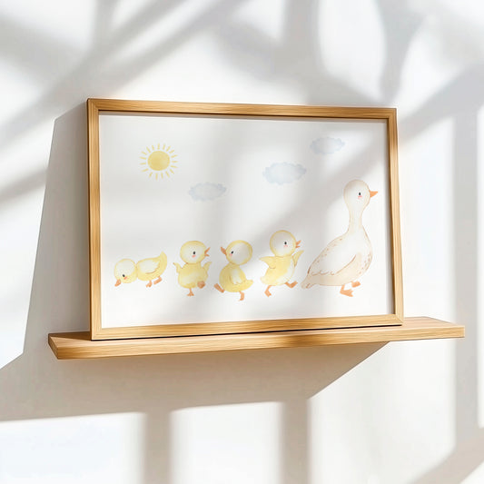 Gänseparade Poster