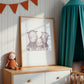Familie Flusspferd Poster