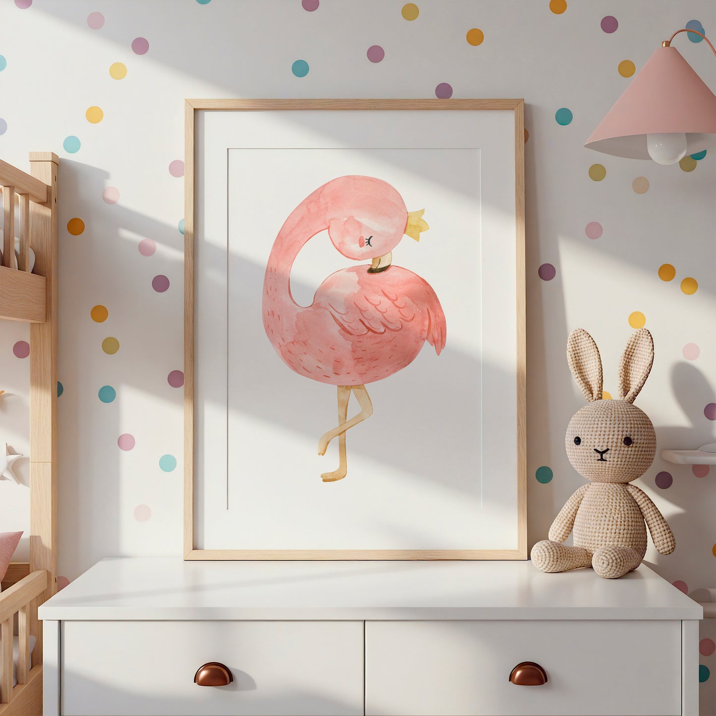 Flamingo Prinzessin Poster