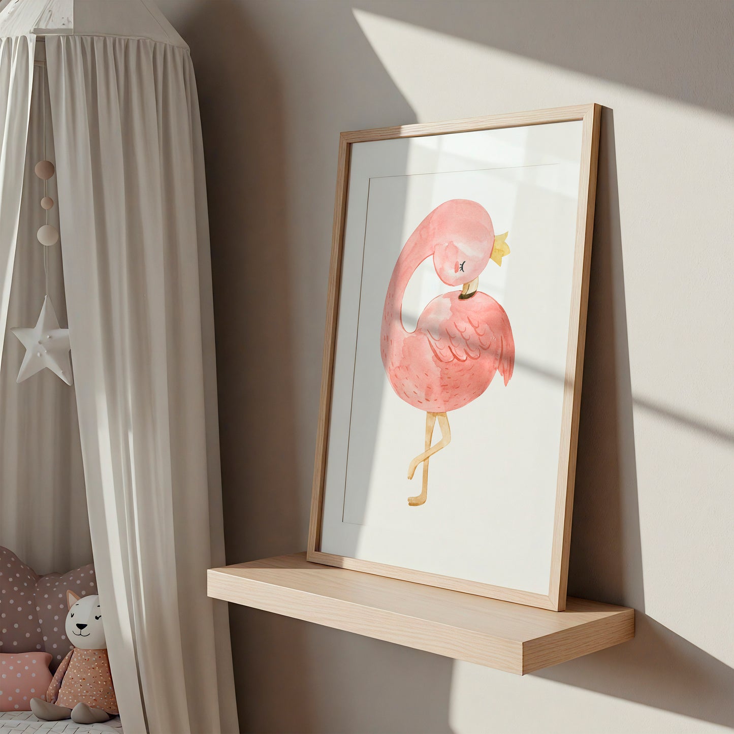 Flamingo Prinzessin Poster