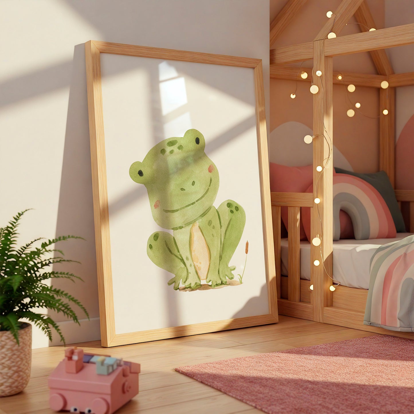 Frosch Hüpfer Poster