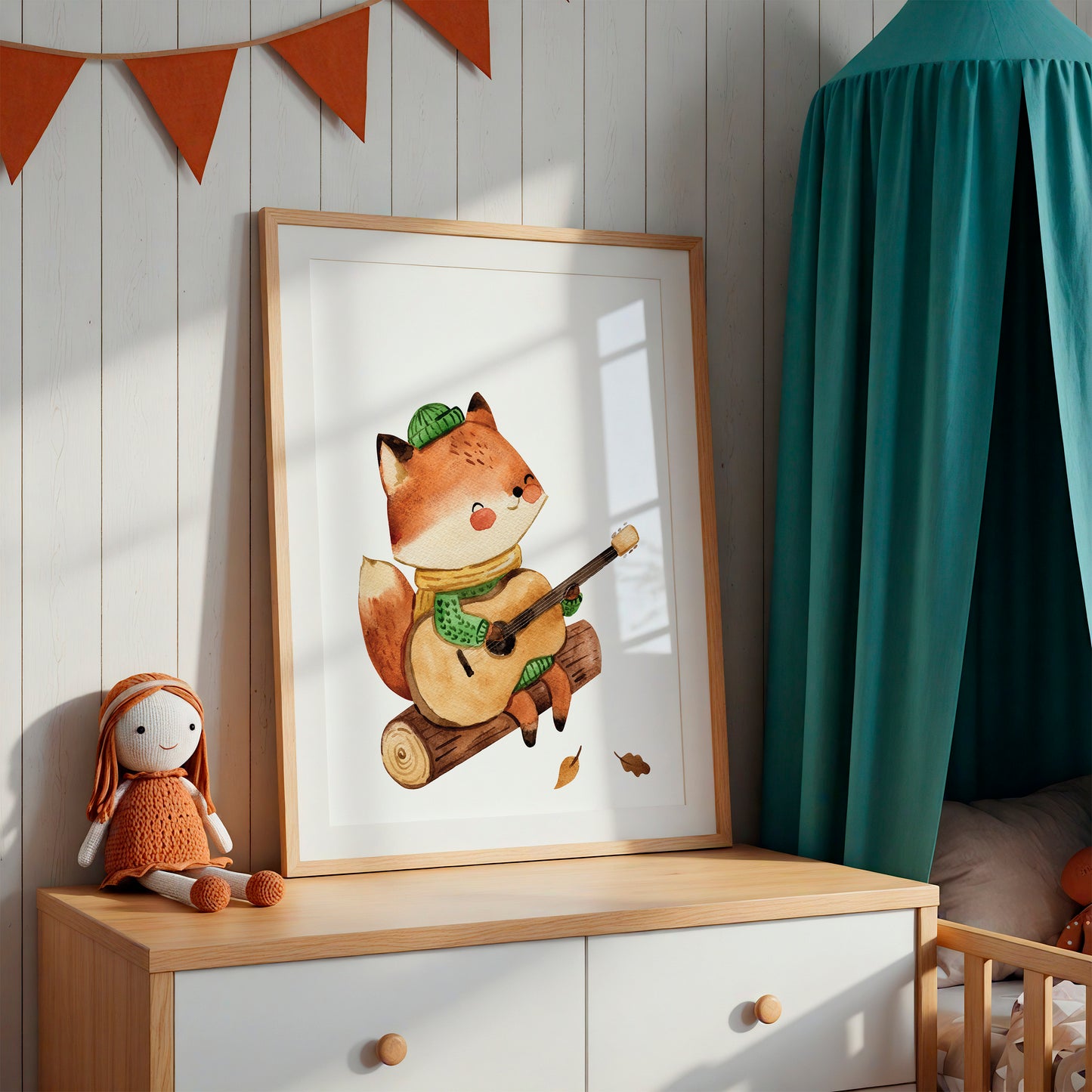 Fuchs Fiete & Gitarre Poster