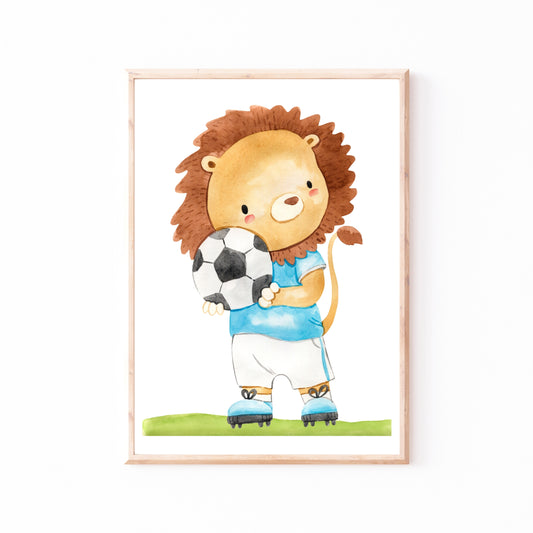 Tierische Fußball Helden – Poster 3er Set