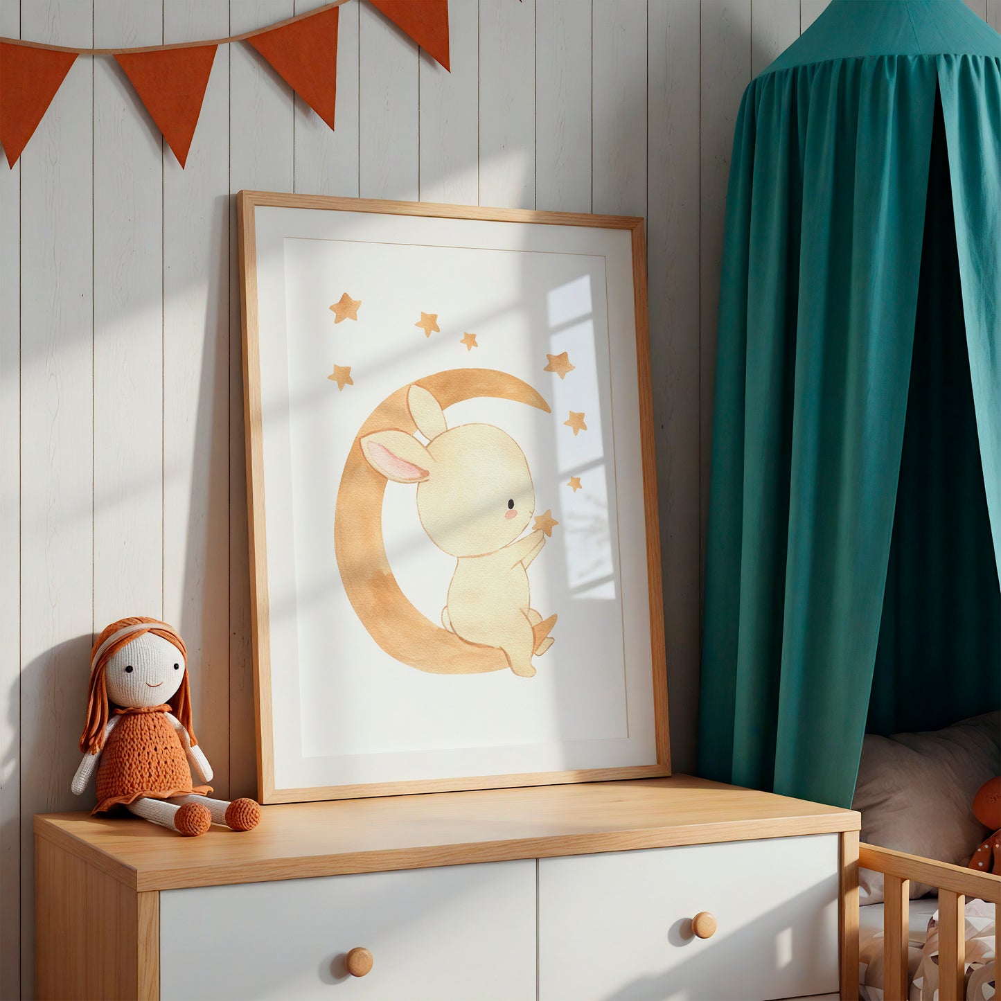 Sternensammler Hase Poster