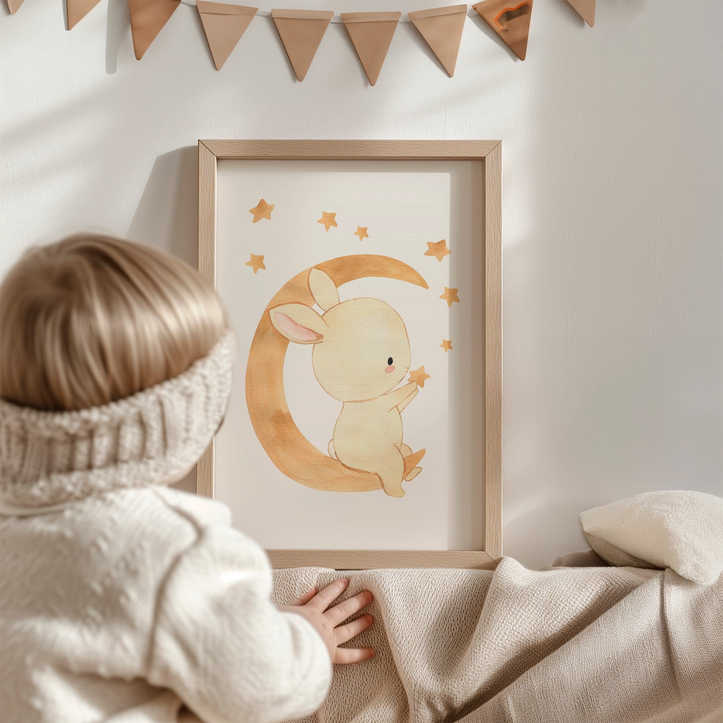 Sternensammler Hase Poster