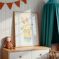 Hase mit Eis Poster