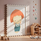 Hase mit Regenschirm Poster