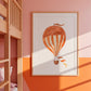 Heißluftballon Poster