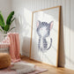 Katze Samtpfote Poster