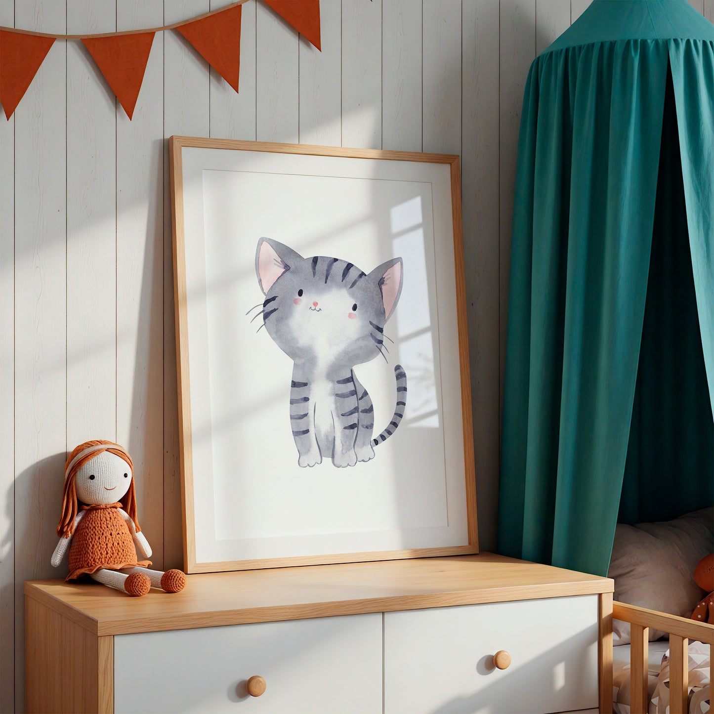 Katze Samtpfote Poster