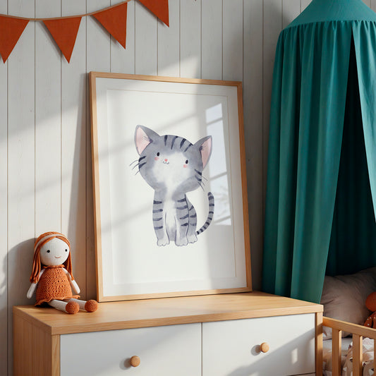 Katze Samtpfote Poster
