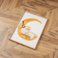 Kinderbild Kinderposter "Hase auf dem Mond", A4 & A3 Poster Kinderzimmer, Kinderbilder Babyzimmer Poster Tiere Wanddekoration, Baby Geschenk